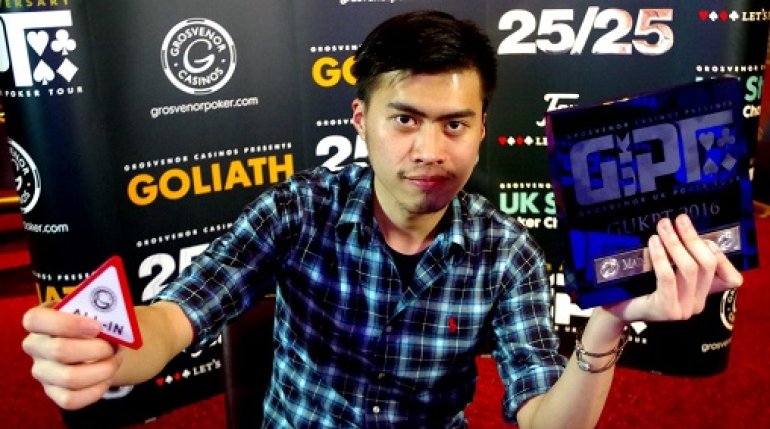 Kiat Lee Wins GUKPT Walsall 2016